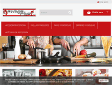 Tablet Screenshot of menajechef.com